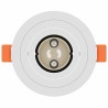 Projecteurs Encastrés 6 pcs Rond GU10 Blanc Ø91 mm 