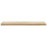 Marches d'escalier 2 pcs non traité bois de chêne massif 