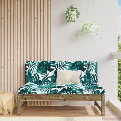 Canapé central de jardin 120x80 cm bois de pin imprégné 