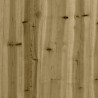 Canapé central de jardin 120x80 cm bois de pin imprégné 