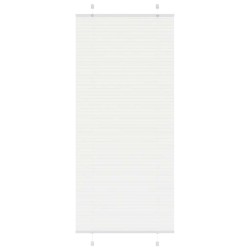 Store plissé blanc 90x200 cm largeur du tissu 89,4 cm polyester 