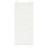 Store plissé blanc 90x200 cm largeur du tissu 89,4 cm polyester 