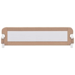 Barrière de lit enfant Taupe 150x42 cm Polyester 