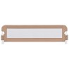 Barrière de lit enfant Taupe 150x42 cm Polyester 