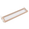 Barrière de lit enfant Taupe 150x42 cm Polyester 