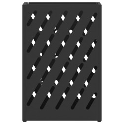 Support d'ombrelle noir - 28x12x41 cm en acier 
