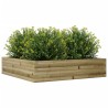 Jardinière 100x100x23 cm bois de pin imprégné 