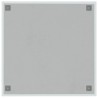 Tableau noir magnétique mural blanc 60x60 cm verre trempé 