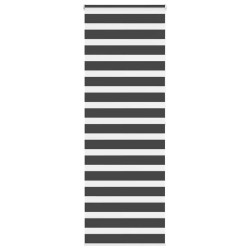 Store zèbre noir 85x200 cm largeur du tissu 80,9 cm polyester 