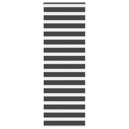 Store zèbre noir 85x200 cm largeur du tissu 80,9 cm polyester 