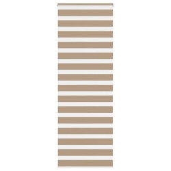 Store zèbre marron sable largeur du tissu 80,9 cm polyester 