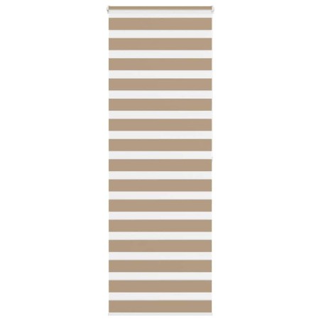Store zèbre marron sable largeur du tissu 80,9 cm polyester 