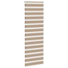 Store zèbre marron sable largeur du tissu 80,9 cm polyester 