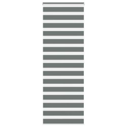 Store zèbre gris foncé largeur du tissu 80,9 cm polyester 
