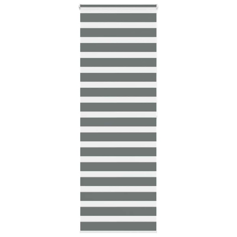Store zèbre gris foncé largeur du tissu 80,9 cm polyester 