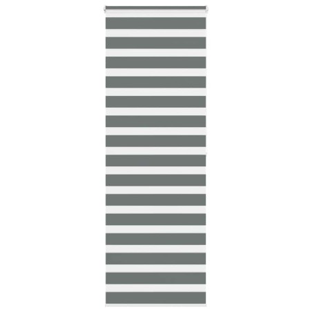 Store zèbre gris foncé largeur du tissu 80,9 cm polyester 