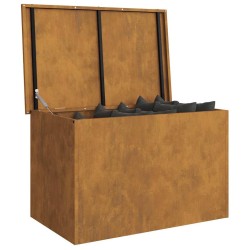 Boîte de Rangement Extérieure Marron 80 x 50.5 x 50 cm 