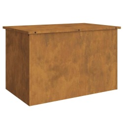 Boîte de Rangement Extérieure Marron 80 x 50.5 x 50 cm 