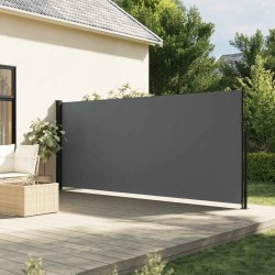 Auvent latéral rétractable anthracite 180x500 cm 