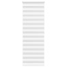 Store zèbre blanc 85x200 cm largeur du tissu 80,9 cm polyester 