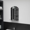 Miroir mural avec étagère 30x50 cm Verre trempé 