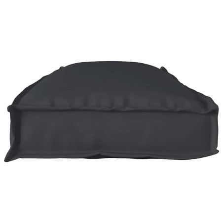 Coussin de palette pour banc noir 110 x 40 x 8 cm Tissu Oxford 