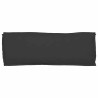 Coussin de palette pour banc noir 110 x 40 x 8 cm Tissu Oxford 