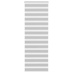 Store zèbre gris clair largeur du tissu 80,9 cm polyester 