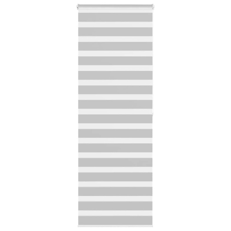 Store zèbre gris clair largeur du tissu 80,9 cm polyester 