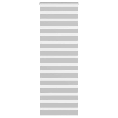 Store zèbre gris clair largeur du tissu 80,9 cm polyester 