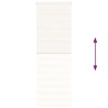 Store zèbre beige marbré largeur du tissu 80,9 cm polyester 