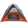 Tente Gris et orange 275 x 230 x 140 cm 