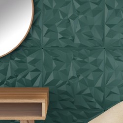 Panneaux muraux 12 pcs vert 50x50 cm XPS 3 m² améthyste 