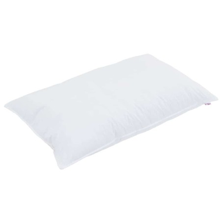 Oreiller avec oreiller Blanc 40 x 80 cm 130gsm 100% coton 