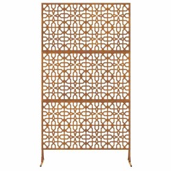 Écran de confidentialité 100x50x180 cm en acier corten 