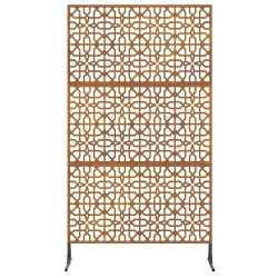 Écran de confidentialité 100x50x180 cm en acier corten 
