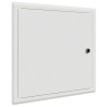 Panneau d'Accès Blanc 30 x 30 cm Acier 