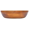 Lavabo Bois de teck massif Φ40x10 cm 