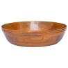 Lavabo Bois de teck massif Φ40x10 cm 