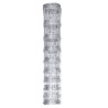 Clôture de jardin Acier galvanisé 50x1,2 m Argenté 