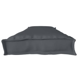 Coussin de Palette pour Banc Anthracite 180 x 40 x 8 cm en Tissu Oxford 