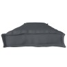 Coussin de Palette pour Banc Anthracite 180 x 40 x 8 cm en Tissu Oxford 