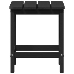 Table d'appoint Adirondack Noir 38x38x45 cm HDPE 