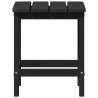 Table d'appoint Adirondack Noir 38x38x45 cm HDPE 