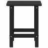 Table d'appoint Adirondack Noir 38x38x45 cm HDPE 