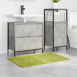 Tapis de bain Rectangulaire Vert 60x90 cm Polypropylène Antidérapant 