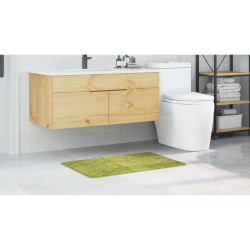 Tapis de bain Rectangulaire Vert 60x90 cm Polypropylène Antidérapant 