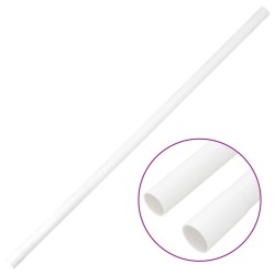 Goulottes de câble avec pinces Ø25 mm 30 m PVC 