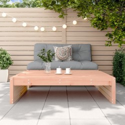 Repose-pied de jardin 120x80 cm massif de douglas 
