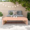 Repose-pied de jardin 120x80 cm massif de douglas 